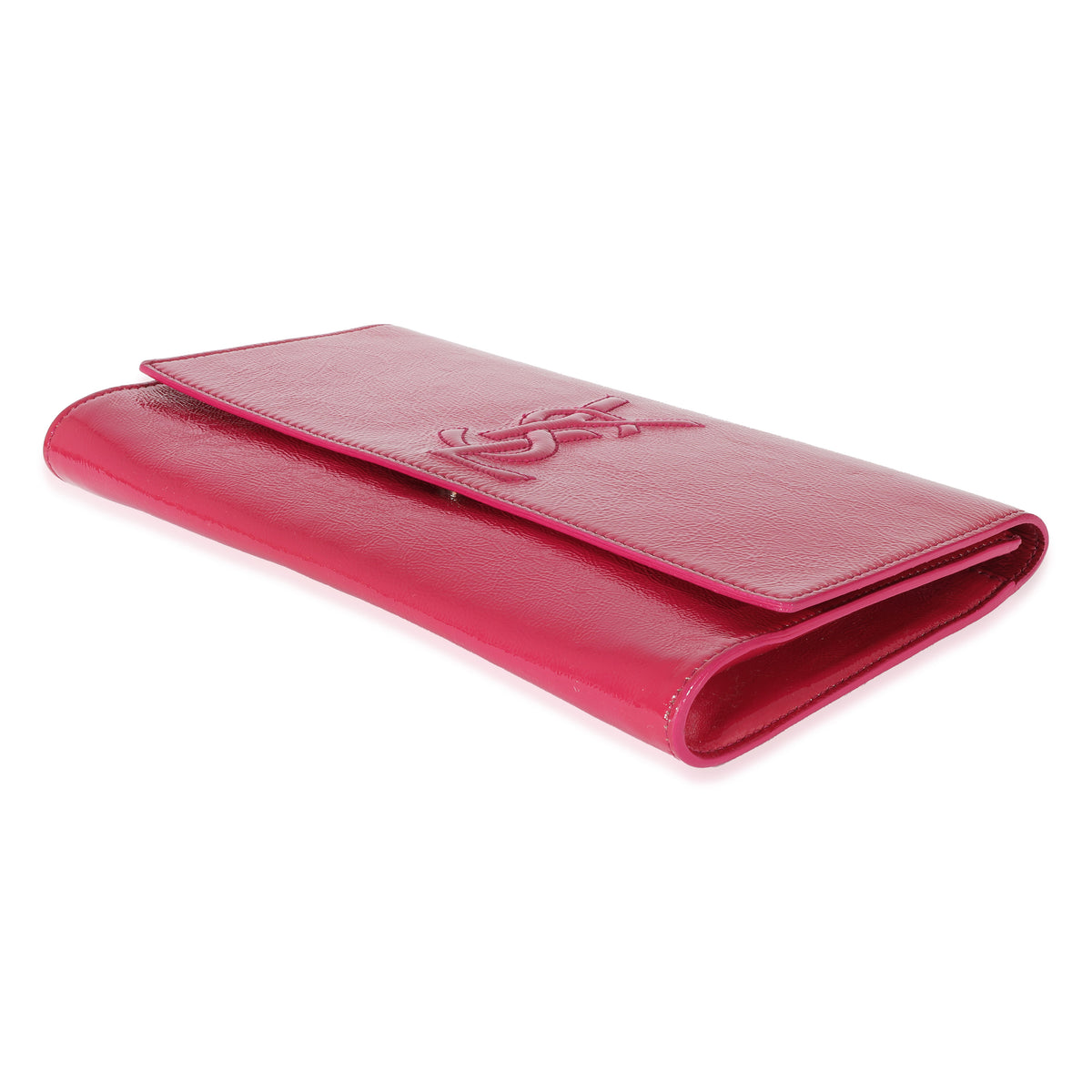 Yves Saint Laurent Pink Patent Leather Belle de Jour Clutch