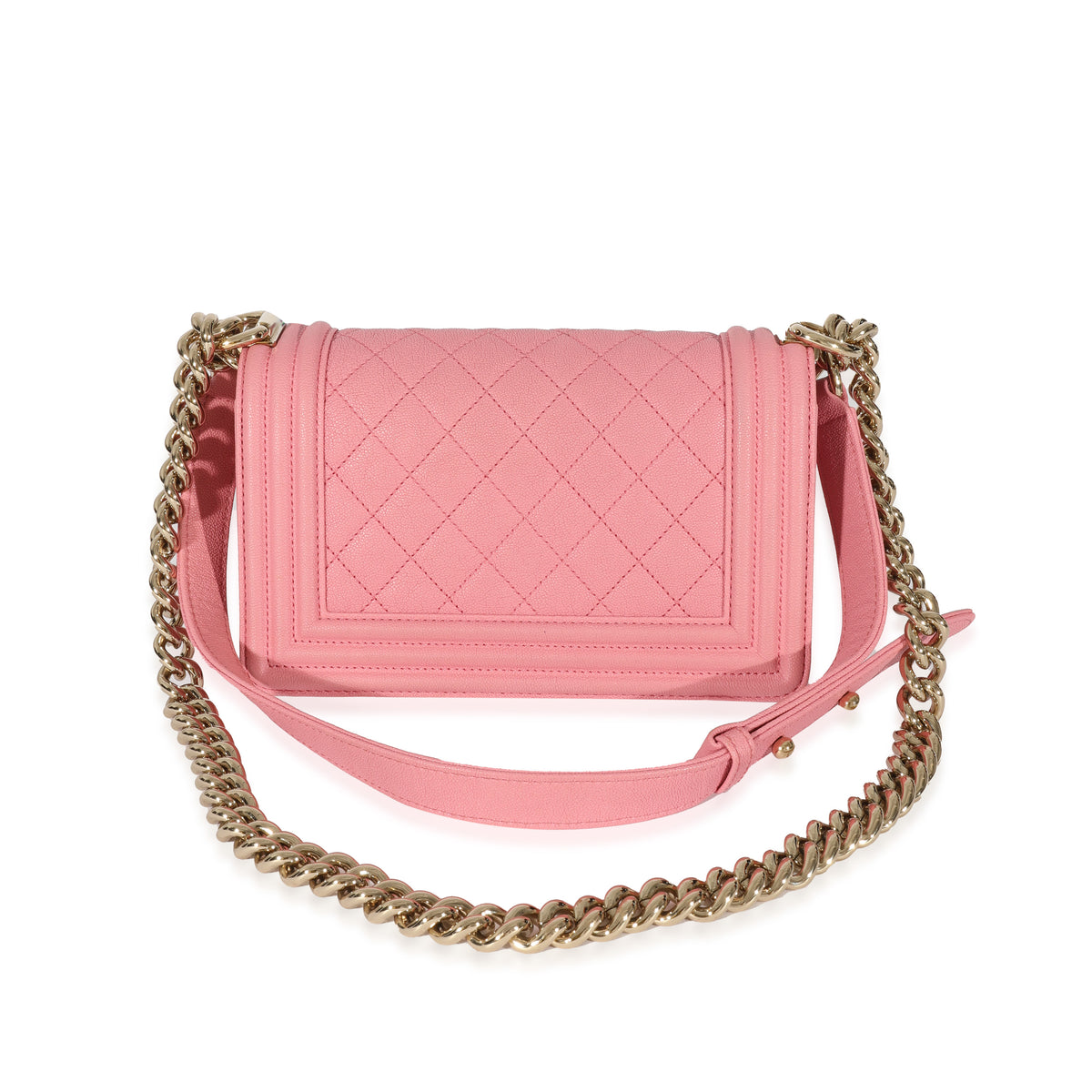 Chanel Pink Caviar Small Boy Bag