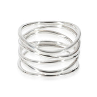 Tiffany & Co. Elsa Peretti Wave Five Row Ring in Sterling Silver