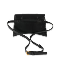 Balenciaga Black Smooth Leather Hourglass XS Belt Bag