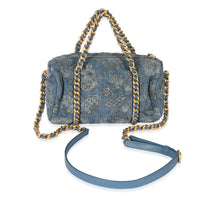 Chanel 21A Denim CC Small Bowling Bag