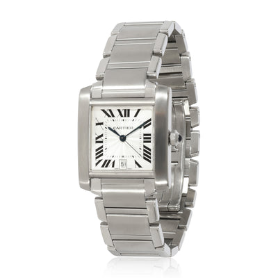 Cartier Tank Francaise W51002Q3 Unisex Watch in  Stainless Steel