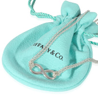 Tiffany & Co. Tiffany Infinity Pendant on a double Chain in Sterling Silver