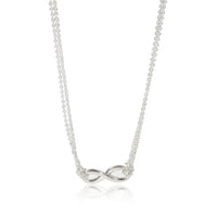 Tiffany & Co. Tiffany Infinity Pendant on a double Chain in Sterling Silver