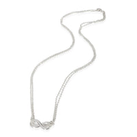 Tiffany & Co. Tiffany Infinity Pendant on a double Chain in Sterling Silver