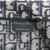 Christian Dior Navy Oblique Medium Book Tote