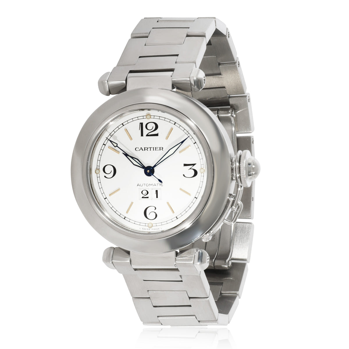 Cartier Pasha C W31055M7 Unisex Watch in  Stainless Steel