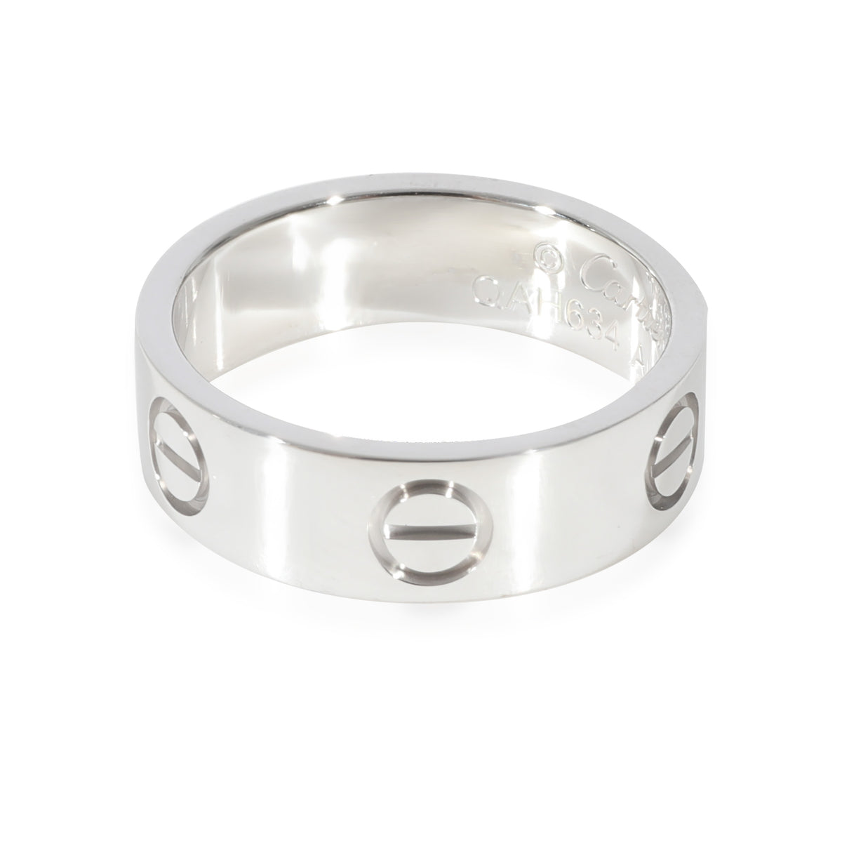 Cartier Love Ring in 18k White Gold