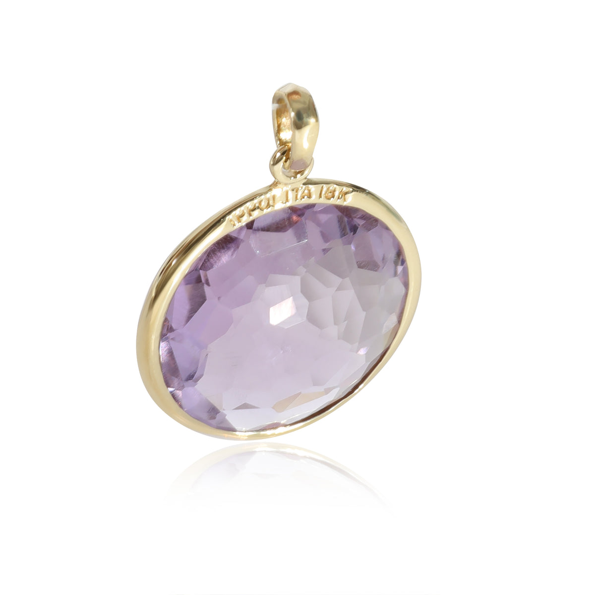 Ippolita Lolipop Amethyst Pendant in 18k Yellow Gold