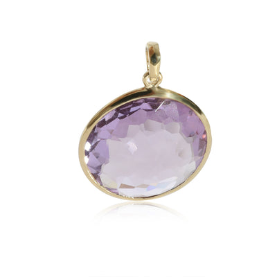 Ippolita Lolipop Amethyst Pendant in 18k Yellow Gold