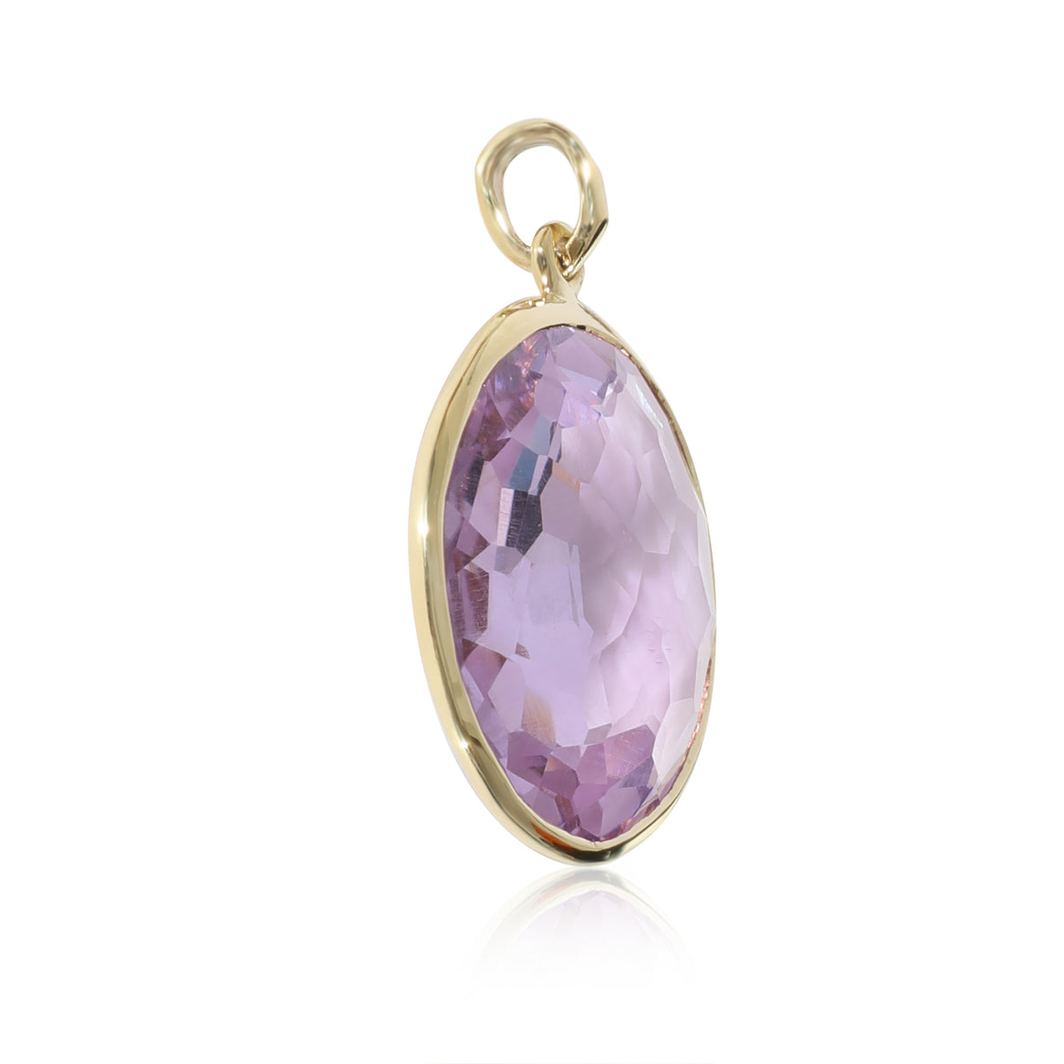 Ippolita Lolipop Amethyst Pendant in 18k Yellow Gold