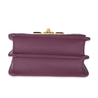 Chanel 22A Purple Matelasse Calfskin Resin Flap Bag