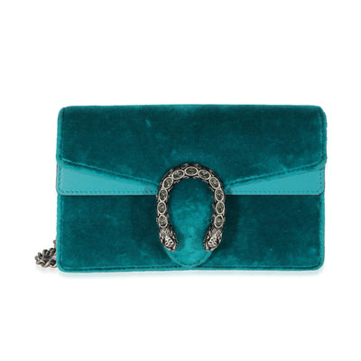 Gucci Blue Velvet Super Mini Dionysus