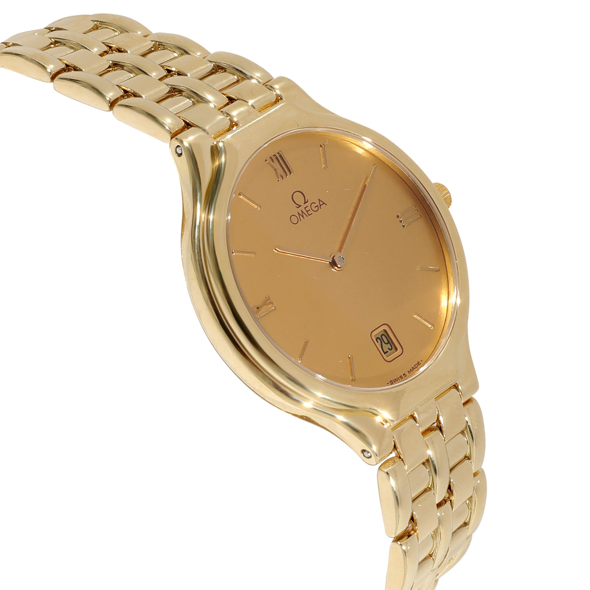 Omega DeVille Symbol 396.1016 Unisex Watch in 18kt Yellow Gold