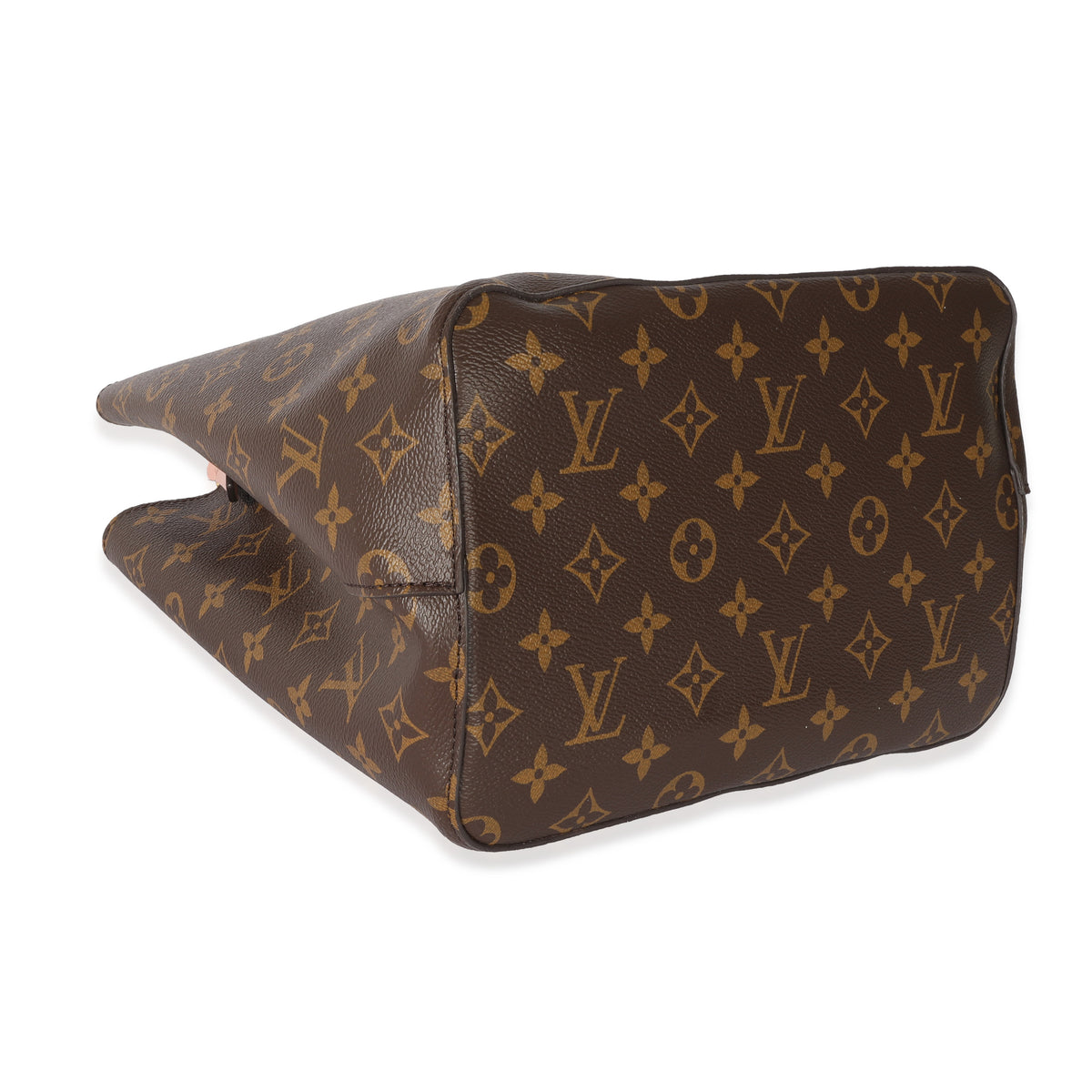 Louis Vuitton Neonoe Mm Rose Poudre Brown Monogram Canvas Shoulder Bag