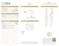 GIA Certified 1.70 Ct Marquise cut H VS1 Loose Diamond