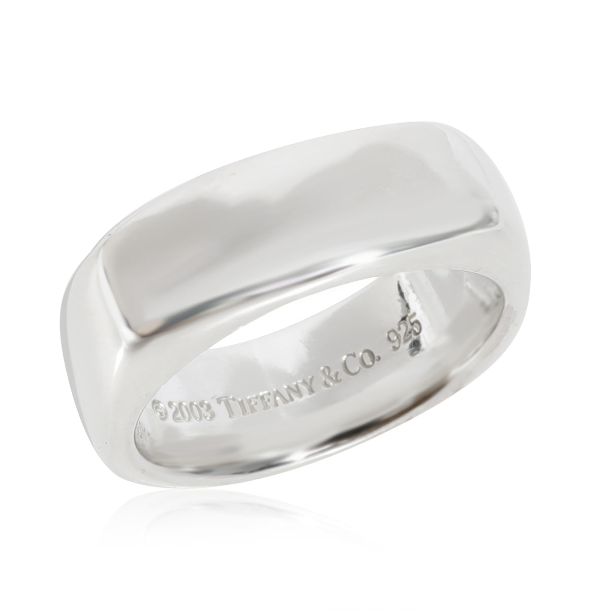 Tiffany & co discount cushion ring in silver