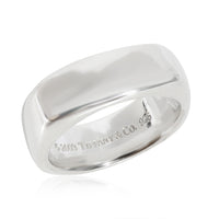 Tiffany & Co. Square Cushion Band Ring Sterling Silver