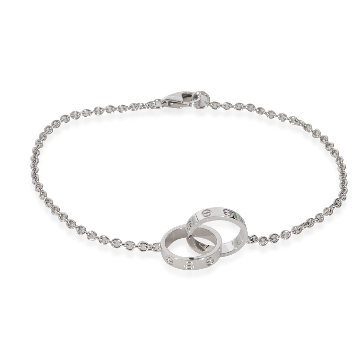 Cartier double ring love bracelet hot sale