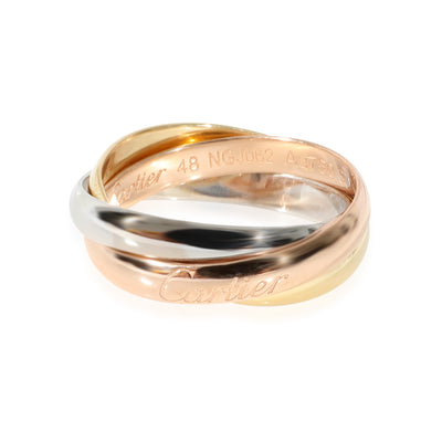 Cartier Trinity Ring in 18K 3 Tone Gold