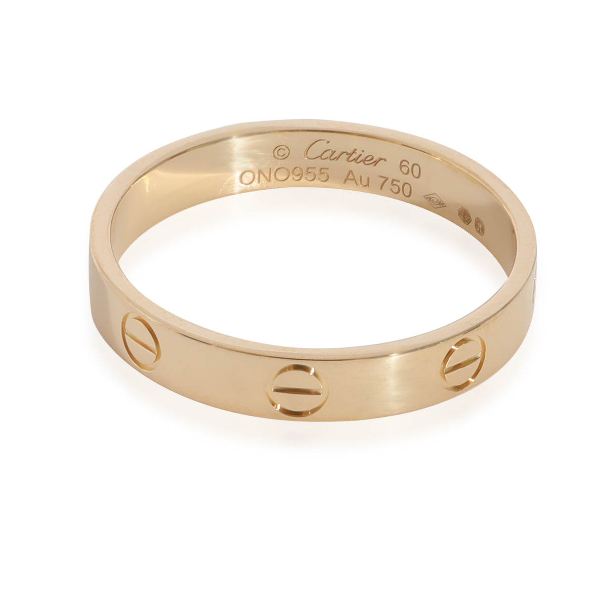 Cartier LOVE Wedding Band in 18KT Yellow Gold