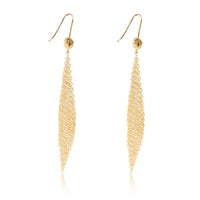 Tiffany & Co. Vintage Peretti Large Mesh Drop Earrings in 18KT Yellow Gold