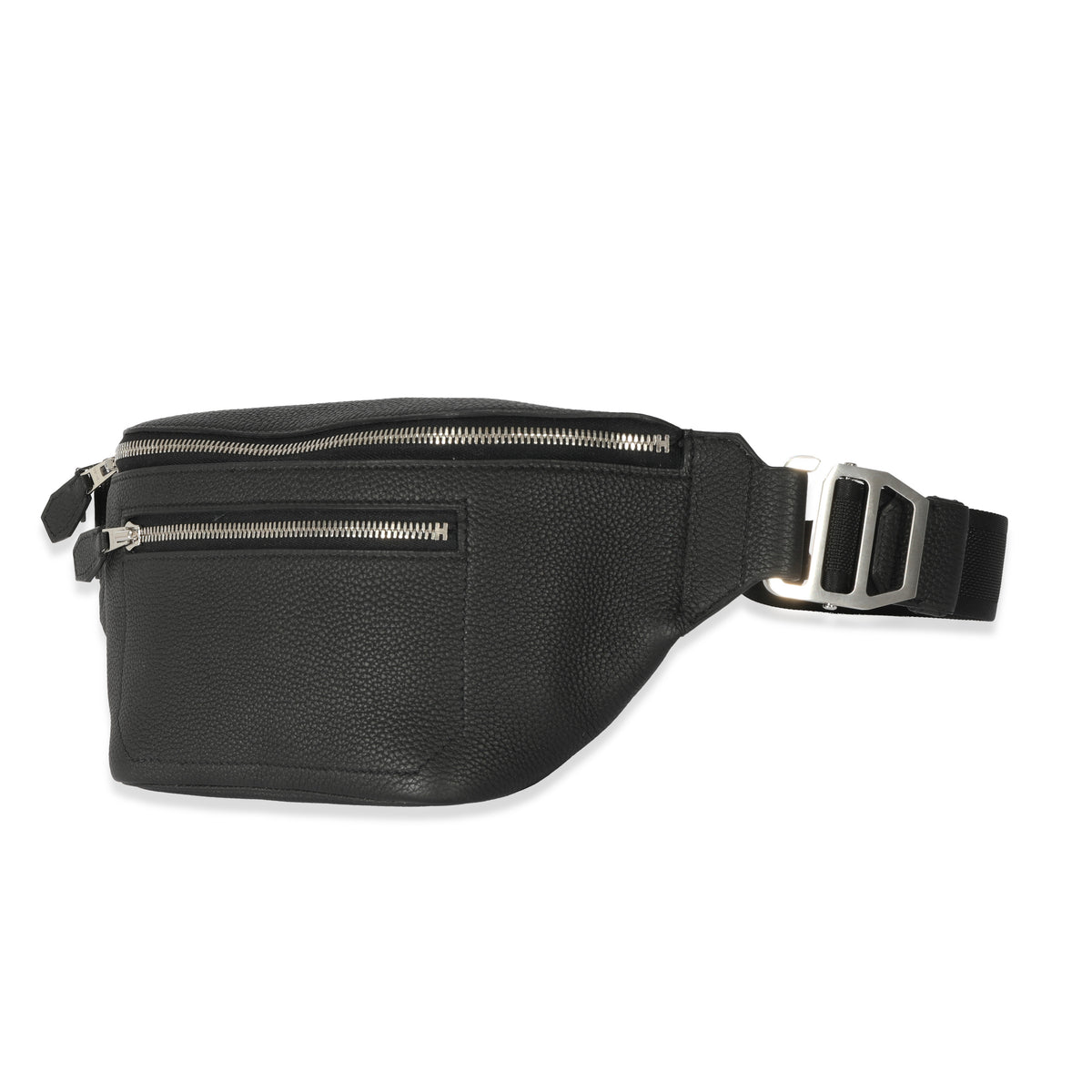 Hermes CitySlide Bum Bag / Pouch in Black Togo Leather