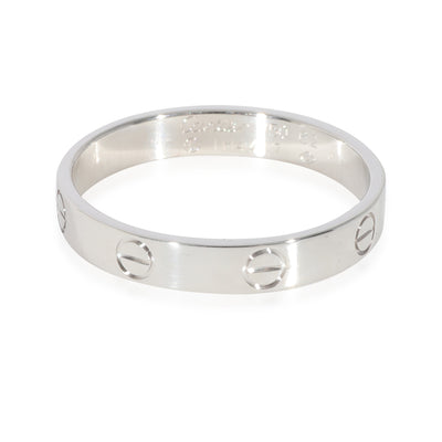 Cartier Love Wedding Band in 18k White Gold