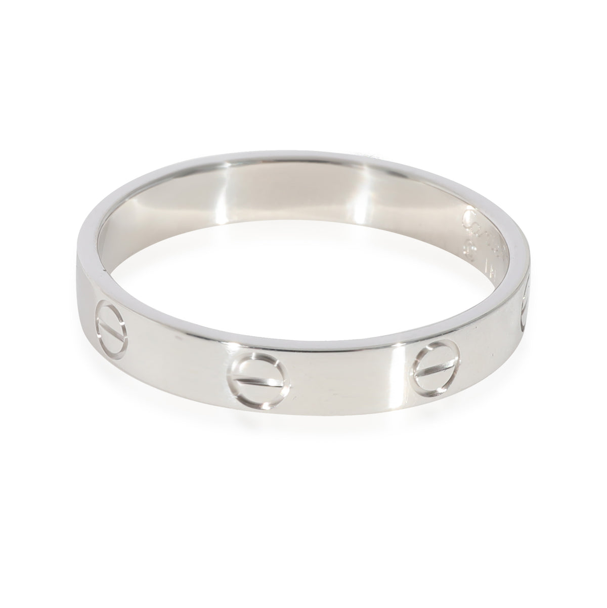 Cartier Love Wedding Band in 18k White Gold