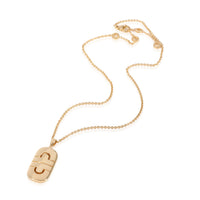 BVLGARI Parentesi Pendant on a Chain in 18k Yellow Gold