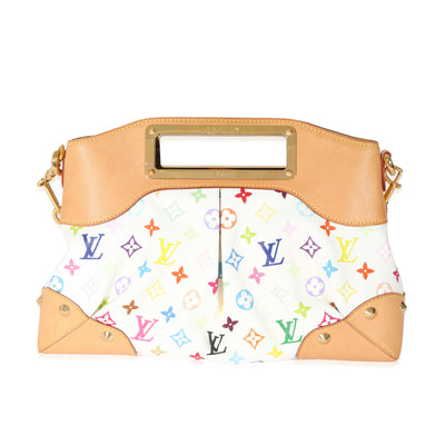 Louis Vuitton Canvas White Multicolor Monogram Judy