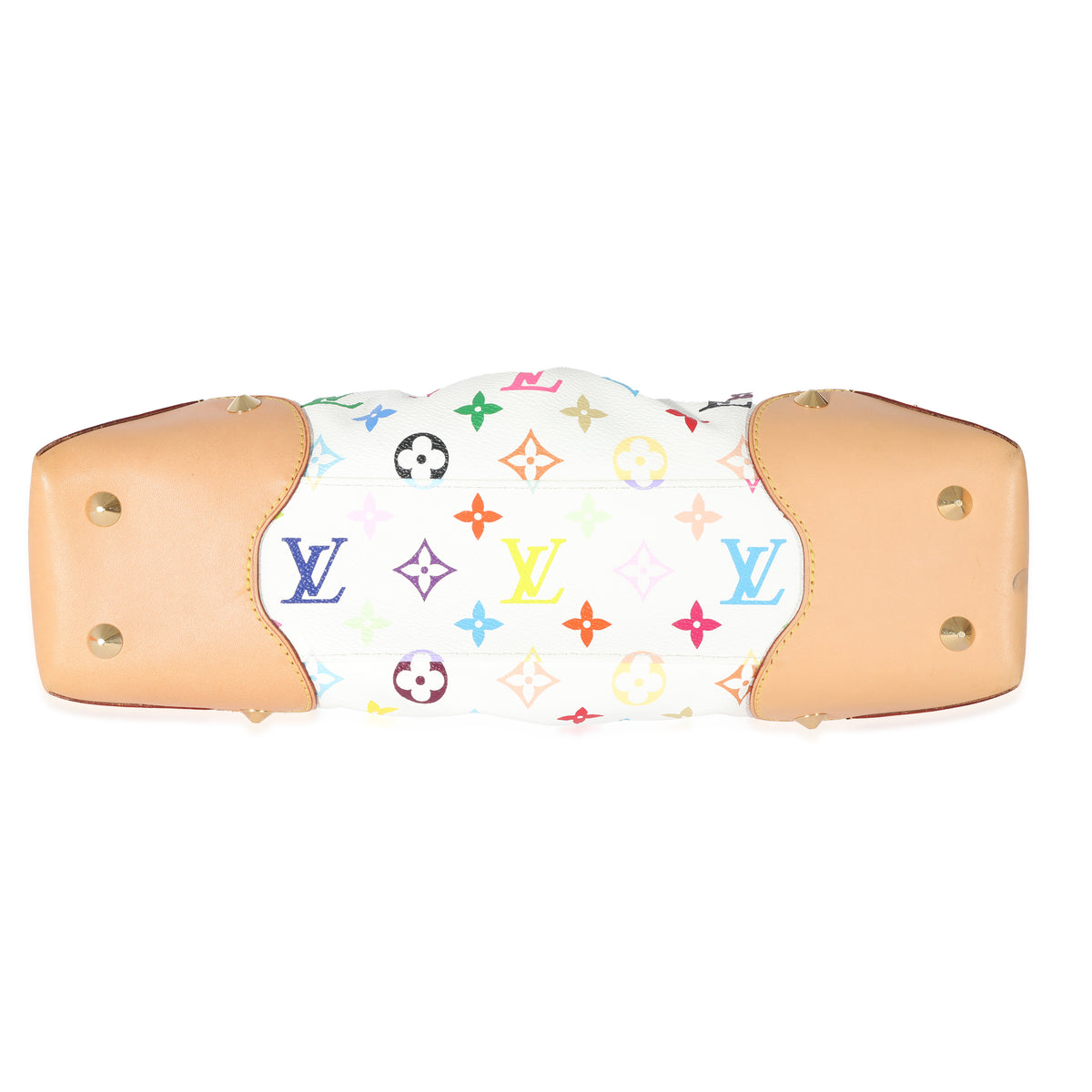 Louis Vuitton Canvas White Multicolor Monogram Judy