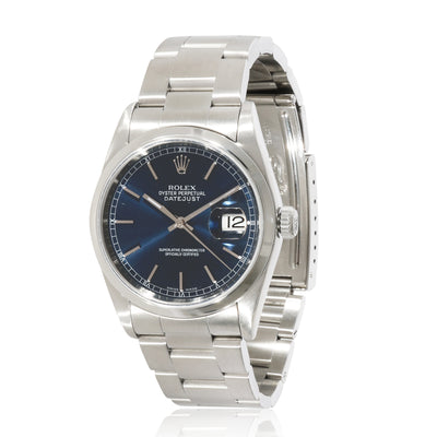 Rolex Datejust 16200 Mens Watch in  Stainless Steel