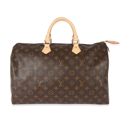 Louis Vuitton Monogram Canvas Speedy Monogram 40