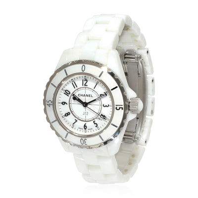 Chanel J12 H0968 Womens Watch in  Stainless Steel/Ceramic