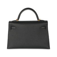 Hermes Noir Epsom Mini Kelly II 20 GHW