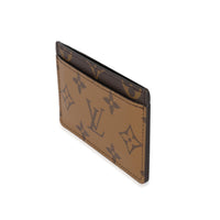 Louis Vuitton Canvas Monogram Reverse Card Holder