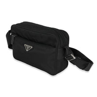 Prada Re-Nylon Black Front Pocket Bag