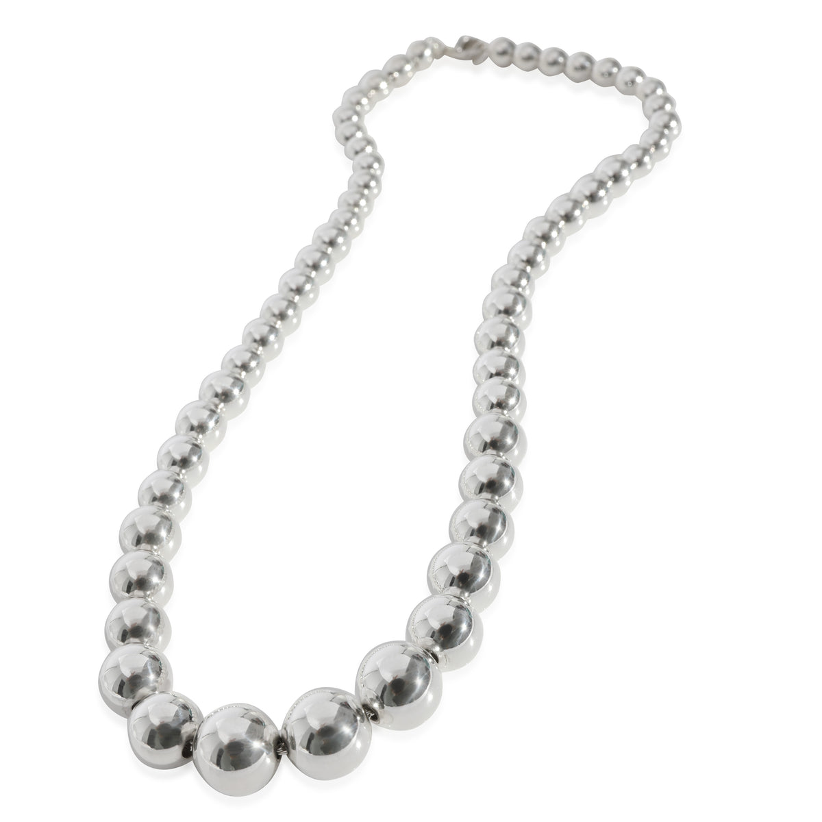 Tiffany & Co. HardWear Graduated Ball Necklace in  Sterling Silver