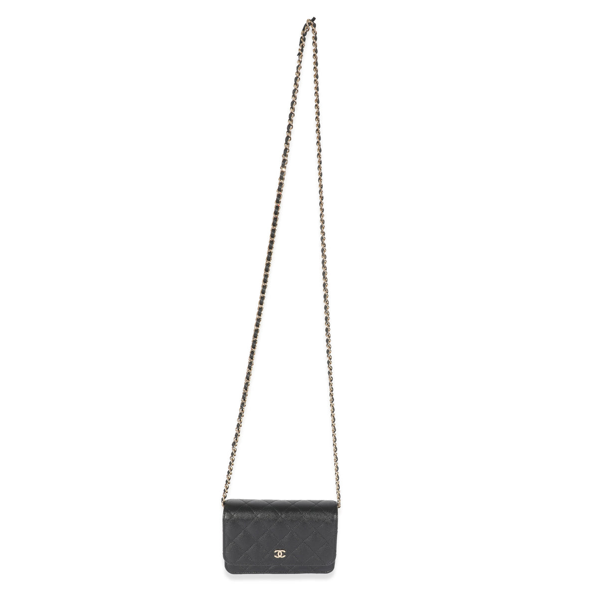 Chanel Black Caviar Mini Wallet On Chain, myGemma, SG