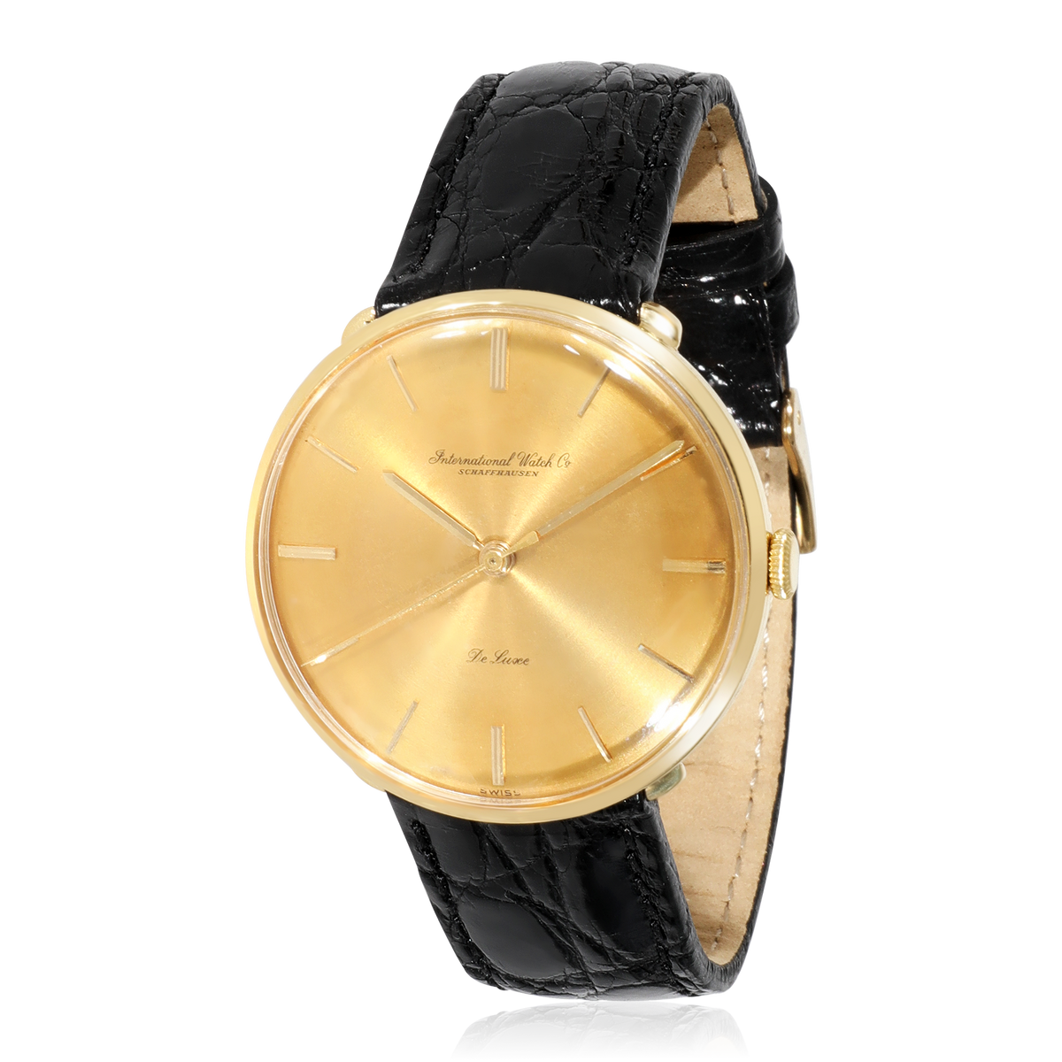 IWC De Luxe 1439829 Men's Watch in 18kt Yellow Gold