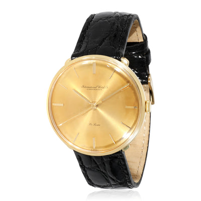 IWC De Luxe 1439829 Men's Watch in 18kt Yellow Gold