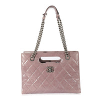 Chanel Glazed Calfskin Mauve Small Boy Shopper