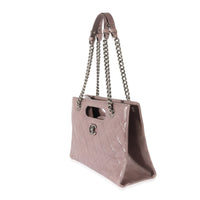 Chanel Glazed Calfskin Mauve Small Boy Shopper