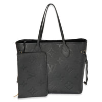 Louis Vuitton Black Monogram Empreinte Giant Neverfull MM