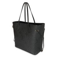 Louis Vuitton Black Monogram Empreinte Giant Neverfull MM