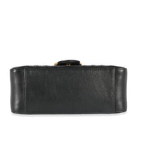 Gucci Black Leather Mini Marmont Top Handle