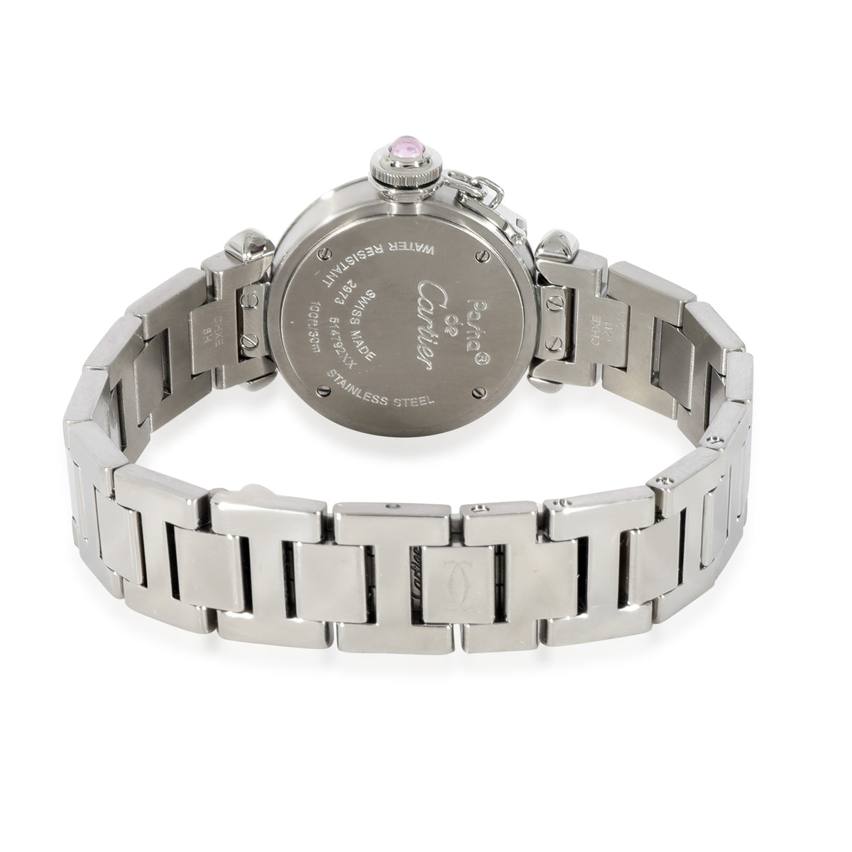 Cartier Miss Pasha W3140008 Womens Watch in  Stainless Steel