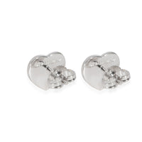 Return To Tiffany Diamond Heart Earrings in 18K White Gold 0.26 ctw