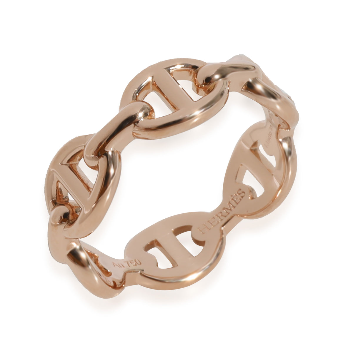 Hermès Chaine d' Ancre Enchainee  Ring in 18K Rose Gold